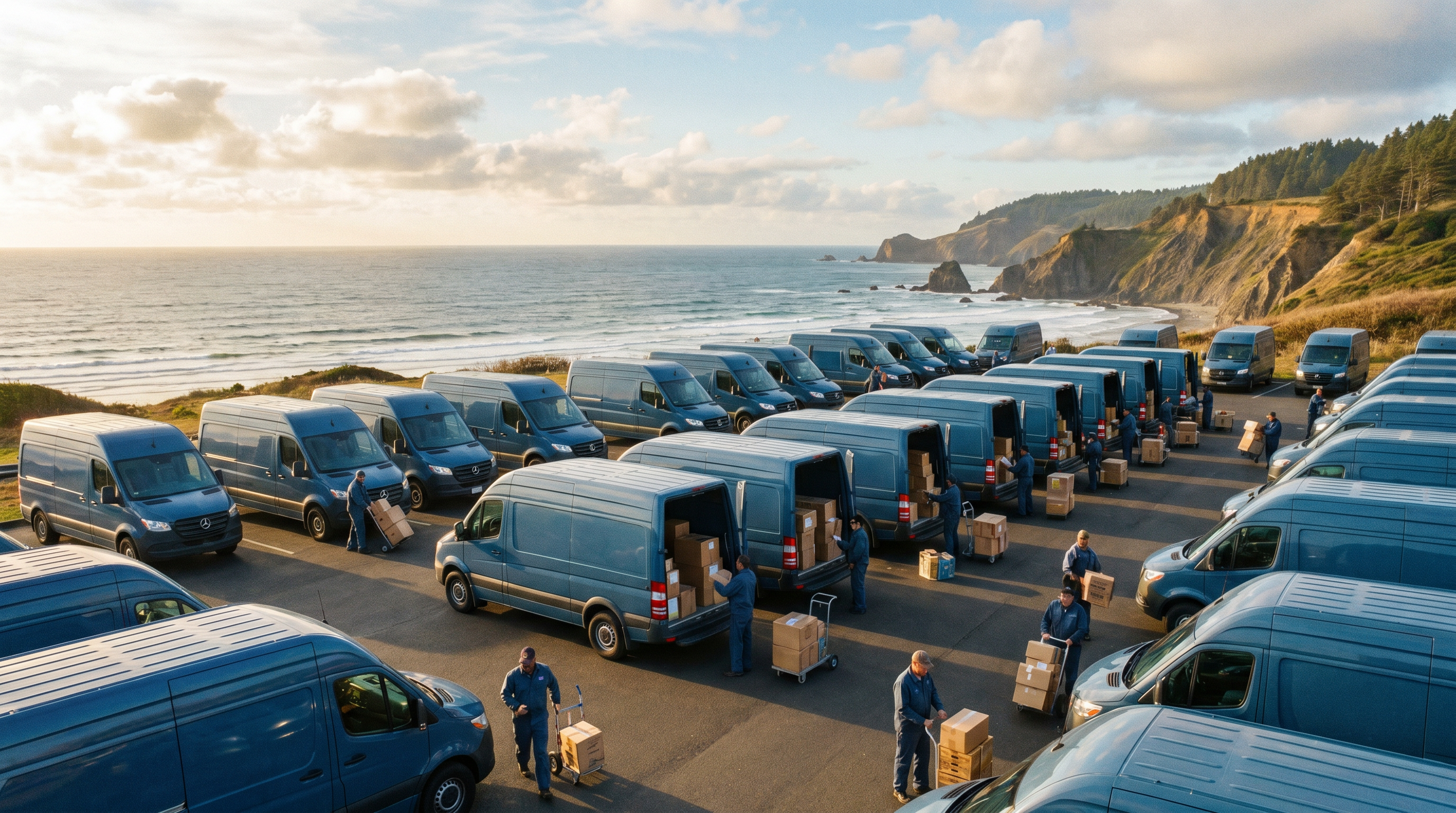 Amazon DSP delivery fleet Oregon