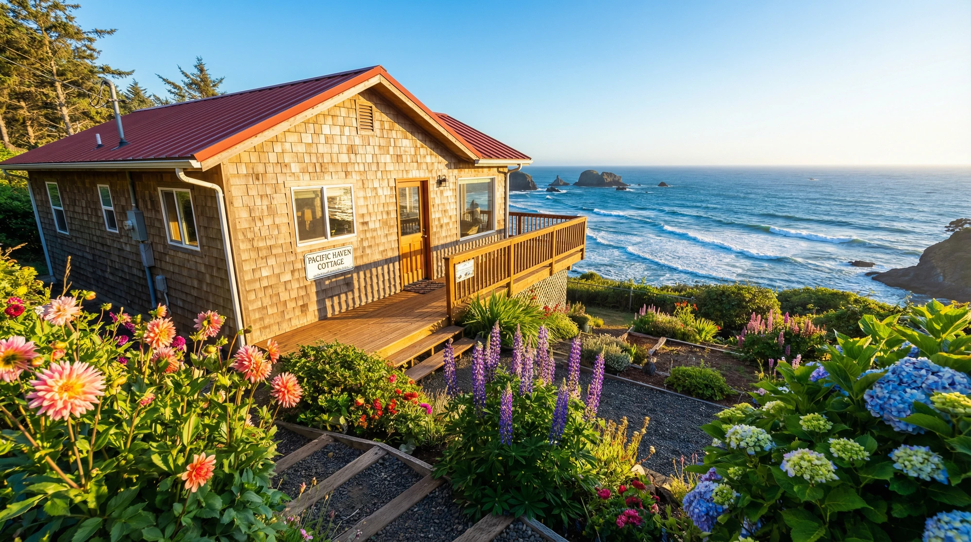 Oregon Coast vacation rental cottage with ocean view — Gerald Ross Agency