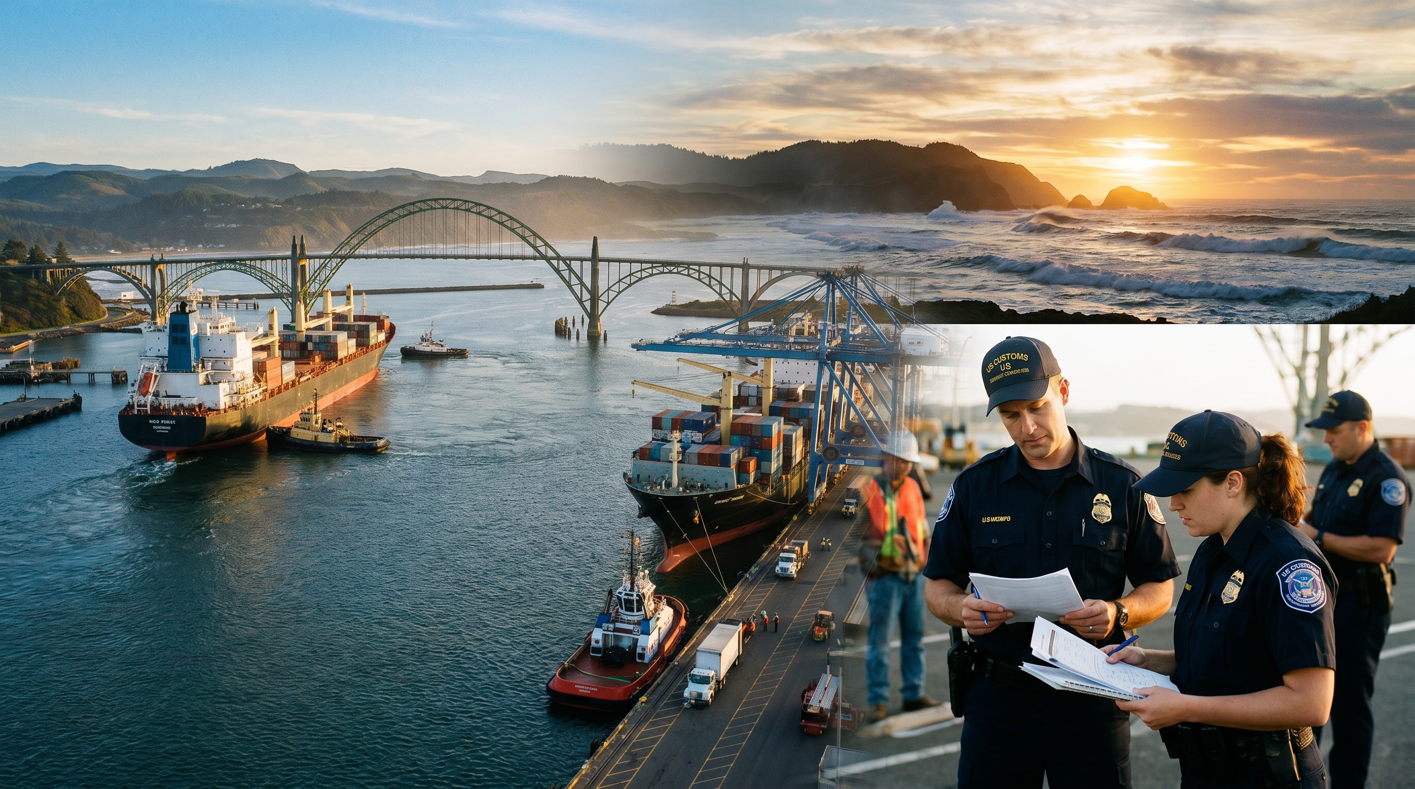 Oregon Coast port maritime operations