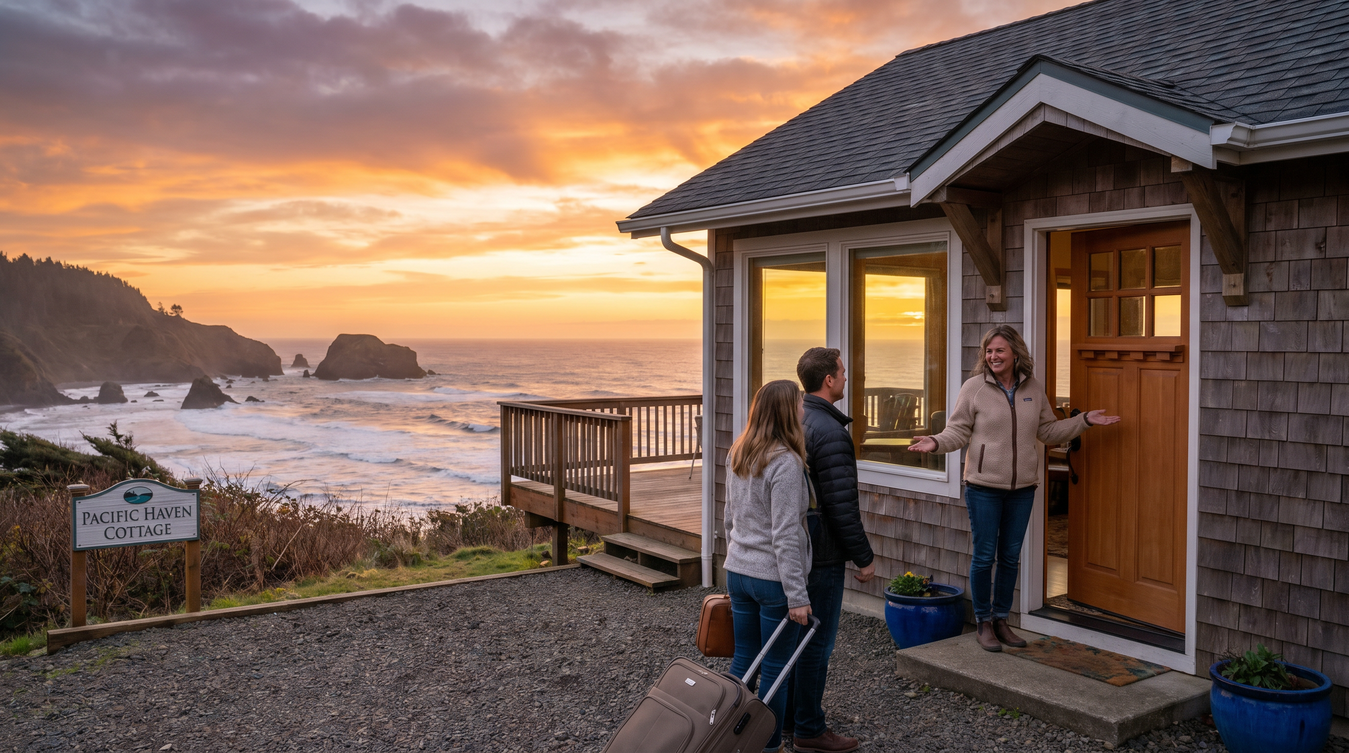 Oregon Coast vacation rental home with ocean view — Gerald Ross Agency short-term rental insurance guide