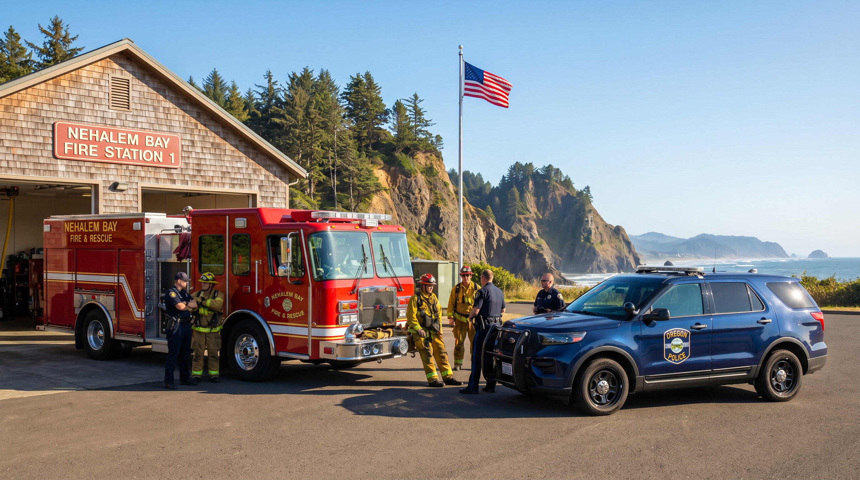 Oregon Coast fire and police public entity insurance coverage